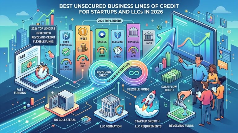 Best Unsecured Business Lines of Credit for Startups and LLCs in 2026